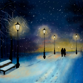 Зимняя ночь