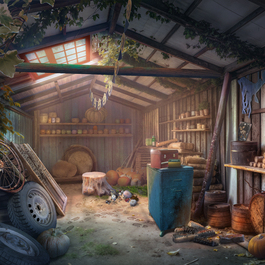 Локация "Старый сарай"