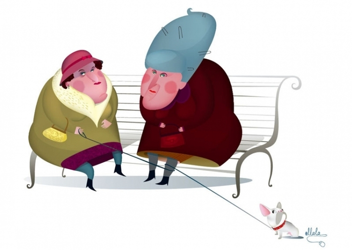 бабушки с собачкой