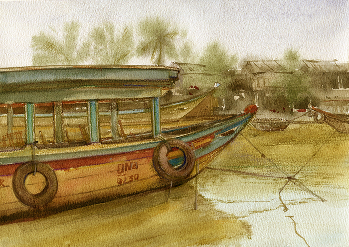 Из цикла работ "Вьетнам" Thu Bon