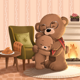 Бабушка и внук