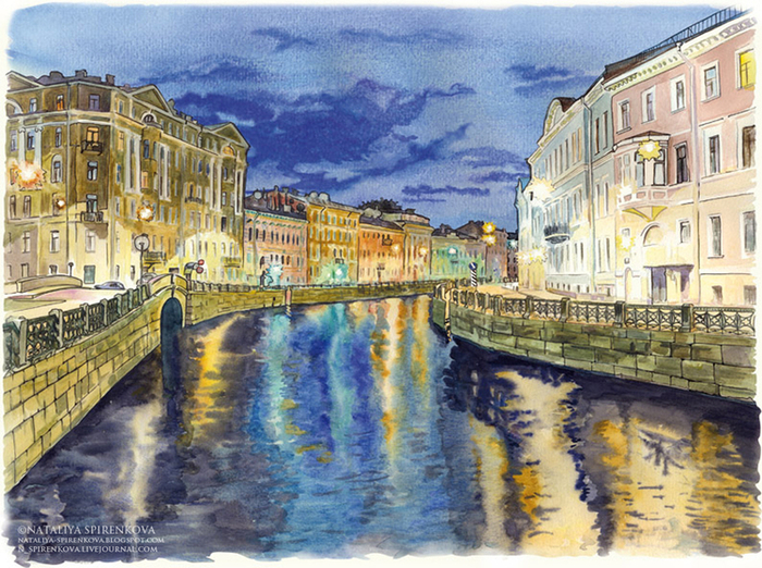 Вид на Мойку.