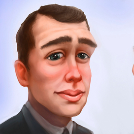 Портреты 2х друзей