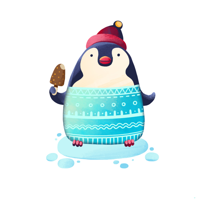 Пингвин с клювом-минибургер