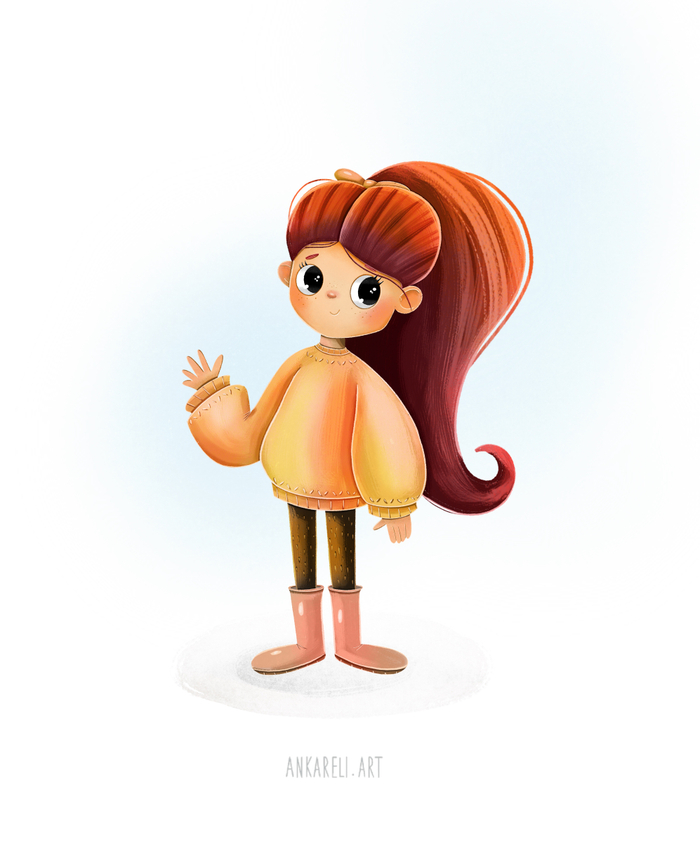 Осенняя девочка