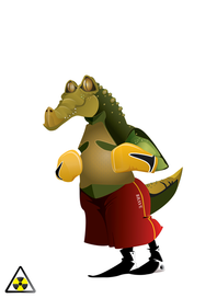 Храбрый крокодил