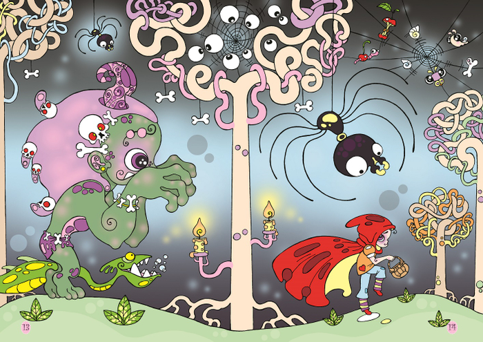 "Мили Ванили и чудище лесное" (silent book)