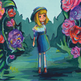 Обложка к книге "Таинственный сад"