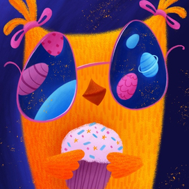 Пасхальная космоцыпа 