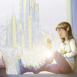 Плавучий город - для комикса Дары бродячих льдов - нф