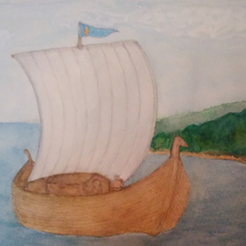 Корабль у берегов Японии