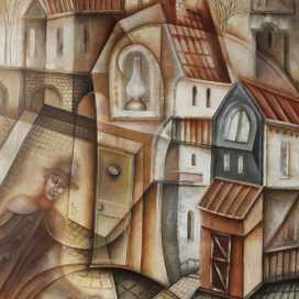 Лампа в окне