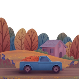 Осенняя иллюстрация