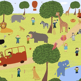 Виммельбух "Сафари"