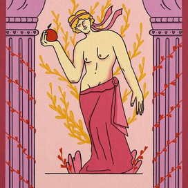 Иллюстрация для карт Таро - Афродита