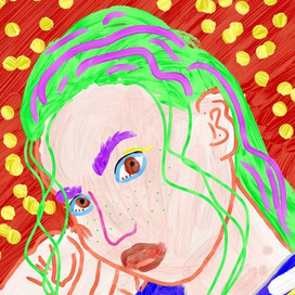 девушка с веснушками