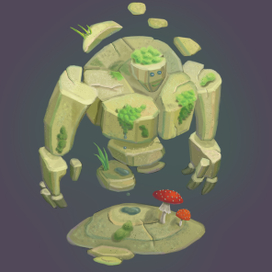 Голем лесной дух