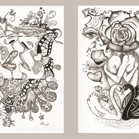 "Поцелуй", "Объятия" (Картины Мира)