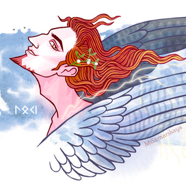 Локи с соколиными крыльями