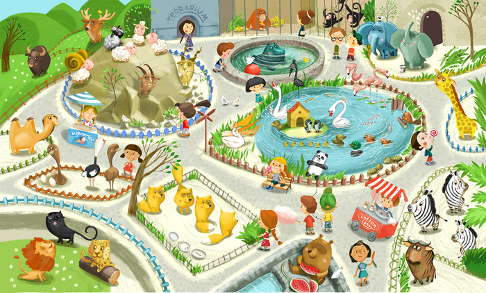 Веселая прогулка по городу