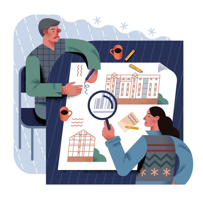 Иллюстрация для строительной компании