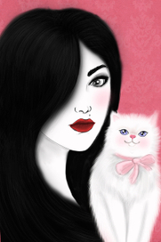 Серия "Кошки и их хозяйки"