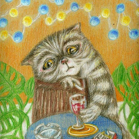 Когда не с кем выпить - печалька. 