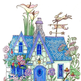 Голубой дом к