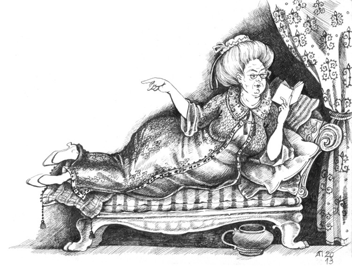 ...потяни, деточка, за веревочку...(Красная шапочка)