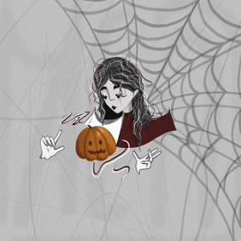 хэллоуин иллюстрация