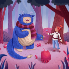 Знакомство с монстриком. 