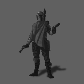 Mandalorian concept BW