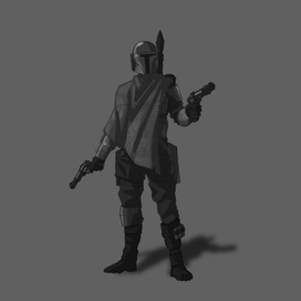 Mandalorian concept BW