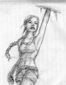 еще 1 рисунок с ларой