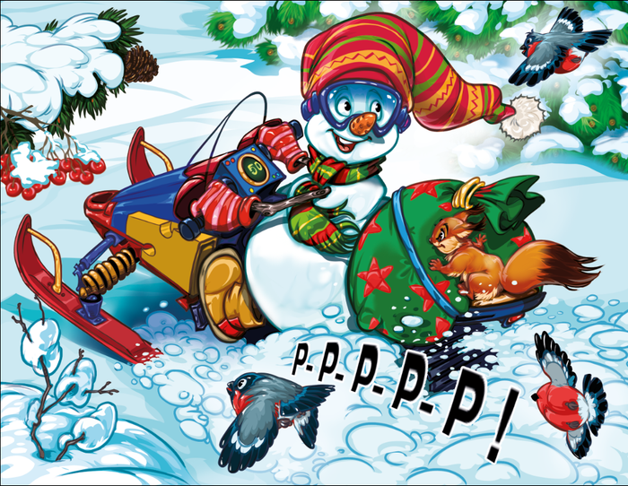 новогодняя коробка