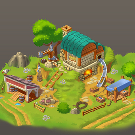 Фрагмент ассета "Коптильня"