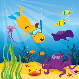 Собака-дайвер