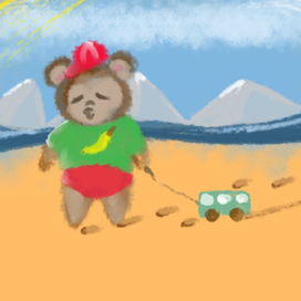 Детская иллюстрация "Вредина"