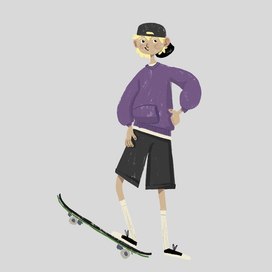 Персонаж скейтер