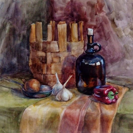 Натюрморт с корзиной