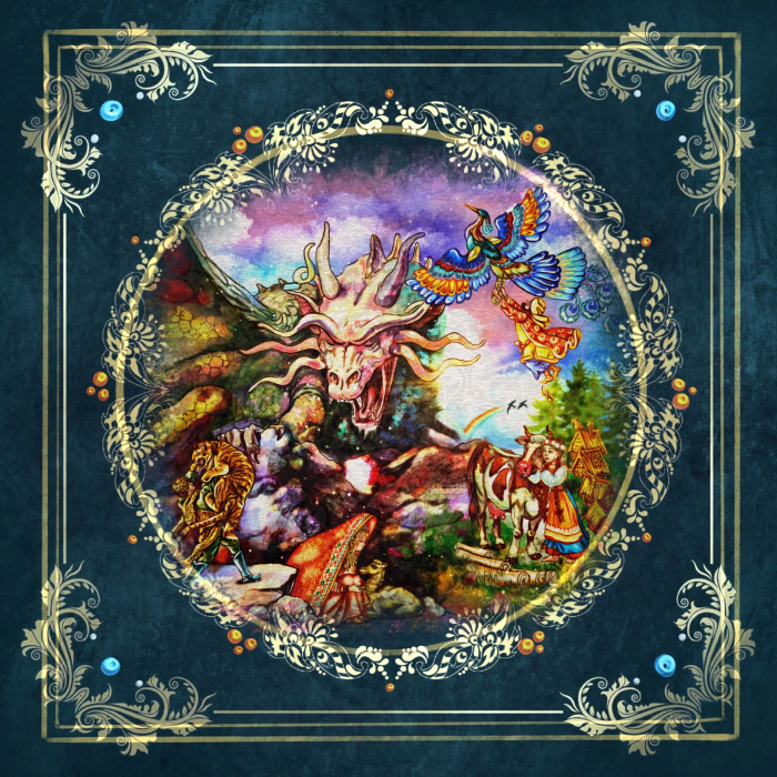 Обложка для книги сказок