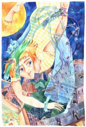 Серия иллюстраций к графической новелле