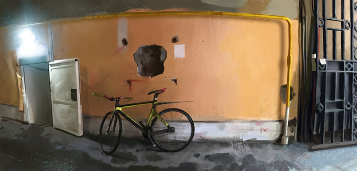 Вход в «огонёк» 