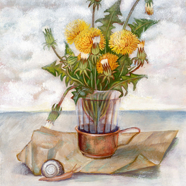 одуванчики