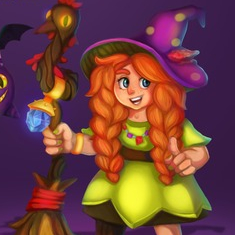 Дизайн персонажа "Баба Яга"