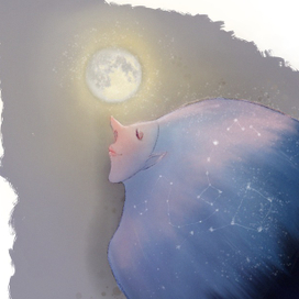 Дух воздуха и космической пыли для арт-марафона