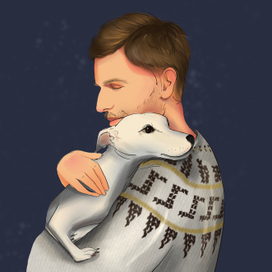 Портрет с питомцем