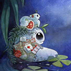 "Пиявочка переезжает"