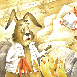 Для сказки Анны Кирилловой "Заяц в петле времени" (Заповедник сказок 2023)