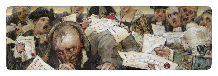 Ф. М. Достоевский "Подросток" заставка к 5 главе